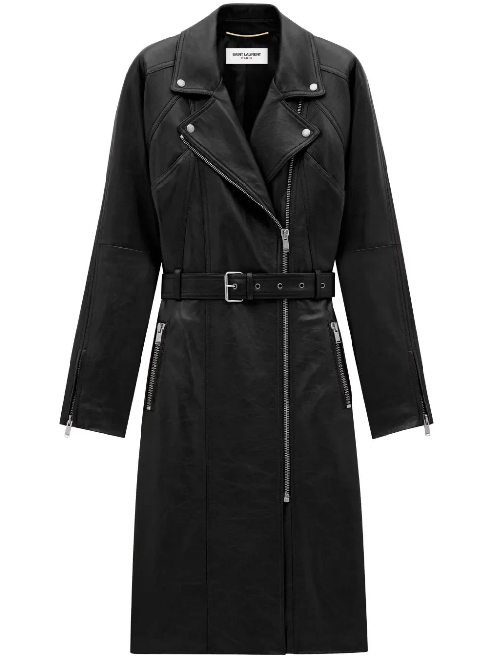 Saint Laurent leather coat